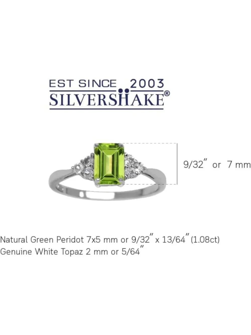 Elegant Octagon Birthstone Ring in White/Yellow Gold Plated 925 Sterling Silver